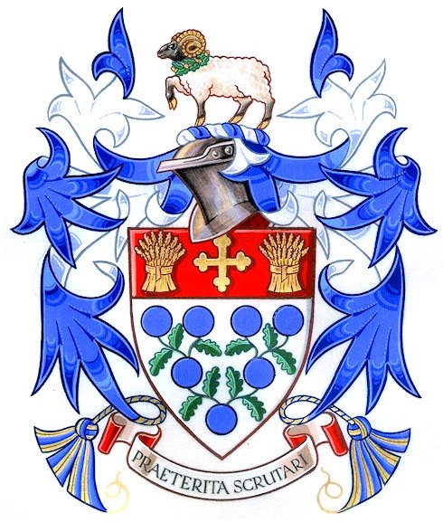 Arms of the Norfolk & Norwich Genealogical Society - Founded in 1968)