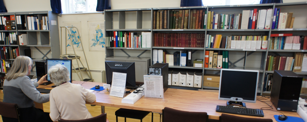 Some of the computers available at Kirby Hall  